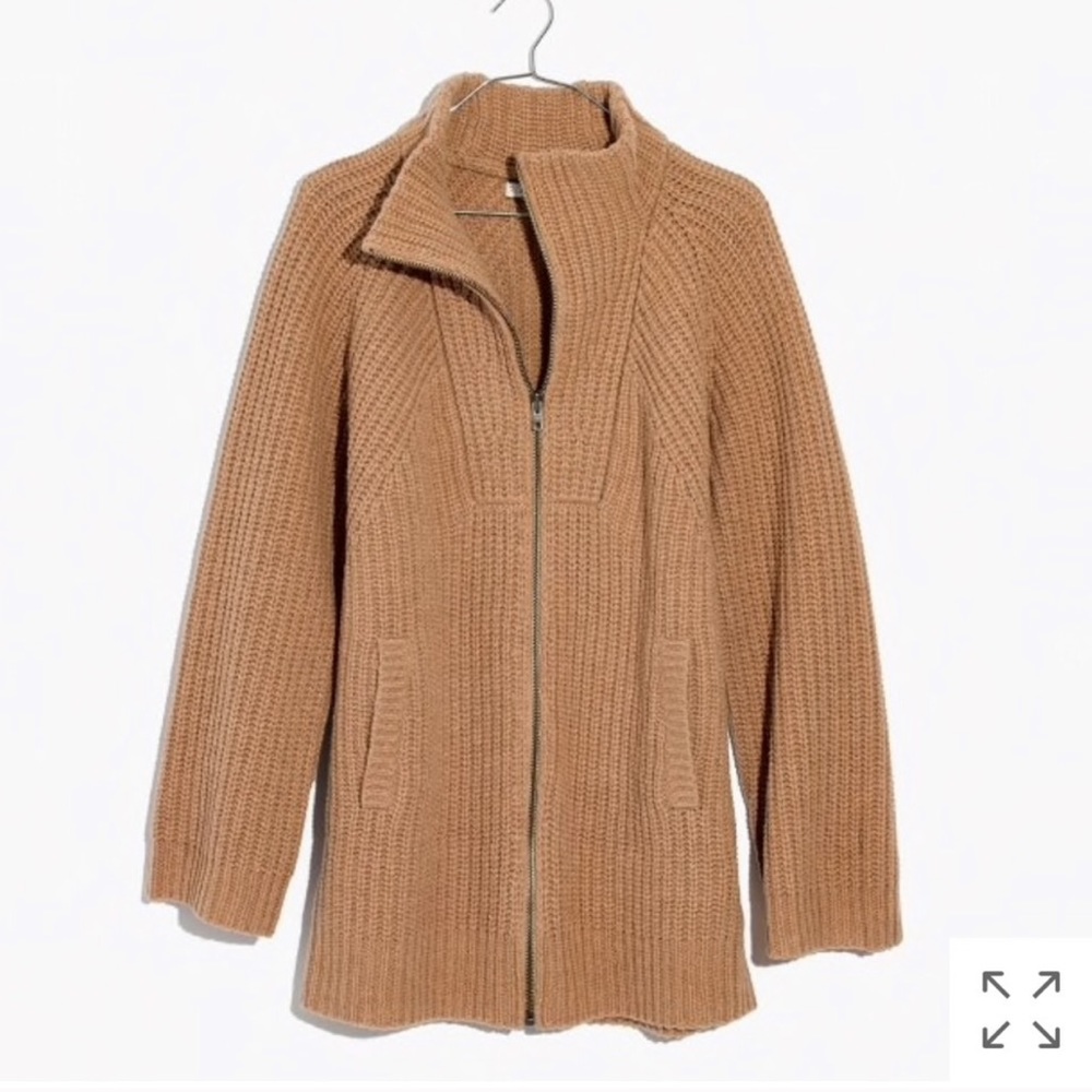 Madewell zip-up cardigan